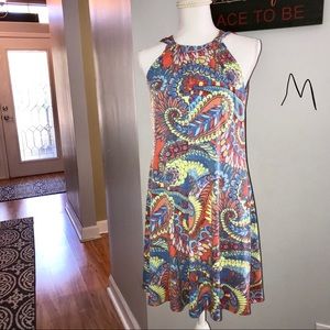 Ivy Lane Dresses - EUC Ivy Lane Paisley sleeveless high neck dress Ivy Lane Dresses - EUC Ivy Lane Paisley sleeveless high neck dress